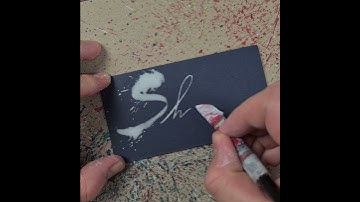 Splatter Calligraphy Name Request no.240