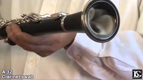 How to swab or pull through the clarinet body