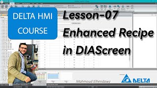 07- DELTA HMI DIAScreen Enhanced Recipe 4
