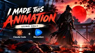 I Created a Cinematic Animation Using Claude Code & Remotion (Not a   Tutorial )