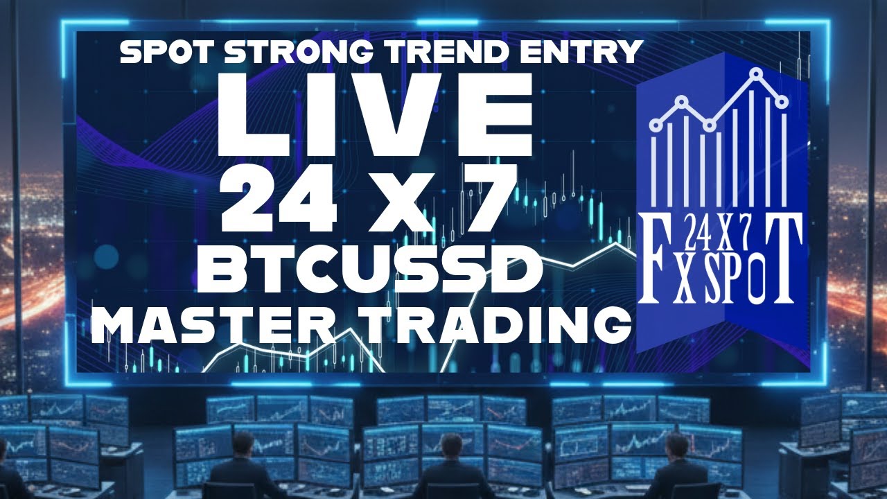 🔴 BITCOIN LIVE 24/7 (BTCUSD) – Crypto Market Structure & Institutional Analysis