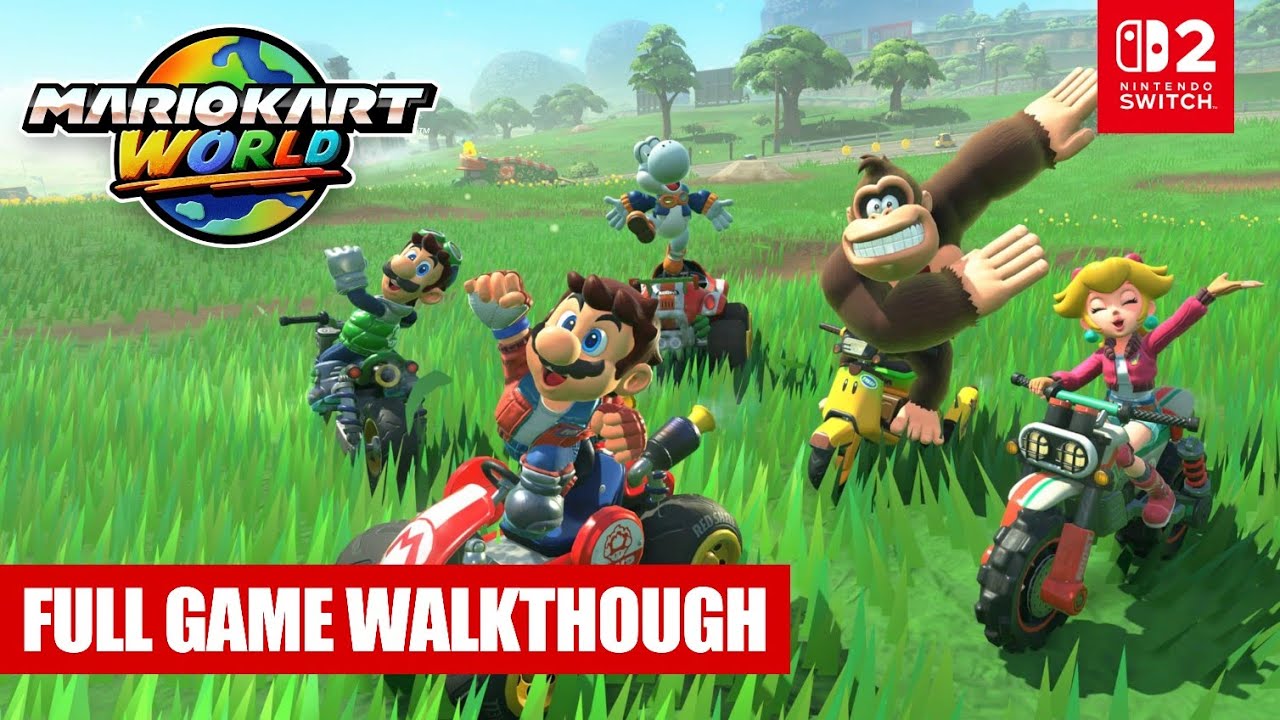 MARIO KART WORLD - FULL GAME WALKTHROUGH 150cc