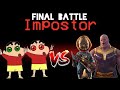 Shinchan Ultimate Evil Shinchan Vs Chucky Thanos Playing Among Us | Among Us | Final Battle S5 ep2