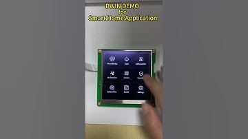 DWIN touch screen DEMO for smart home application