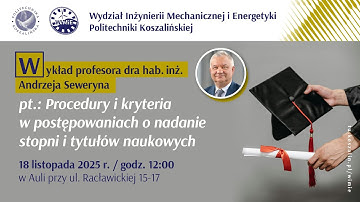 Wykład profesora dra hab  inż  Andrzeja Seweryna