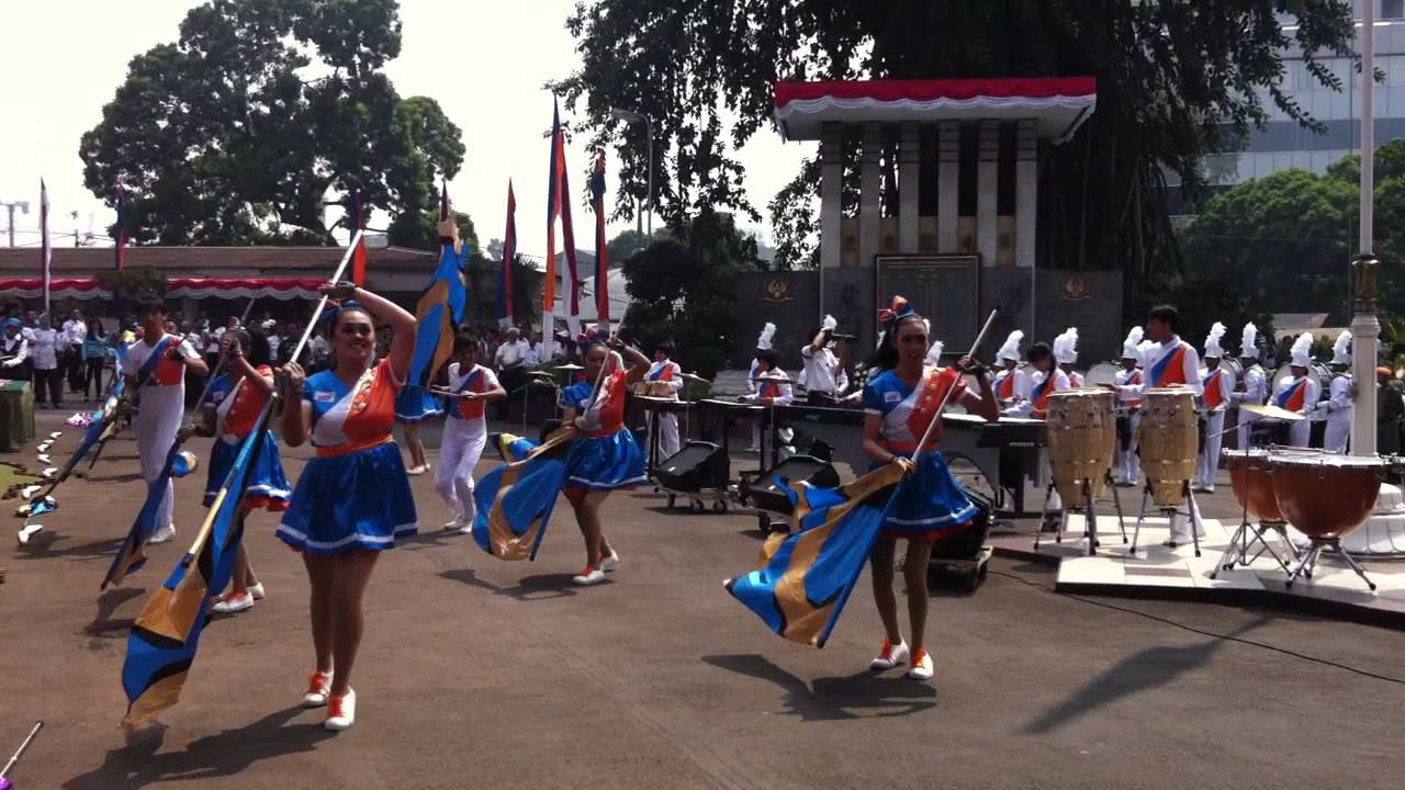 Marching Band PT KAI pada HUT KA ke68 YouTube