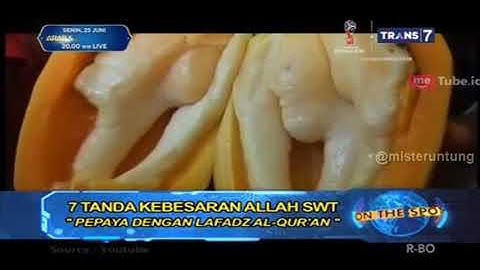 7 TANDA KEBESARAN ALLAH SWT