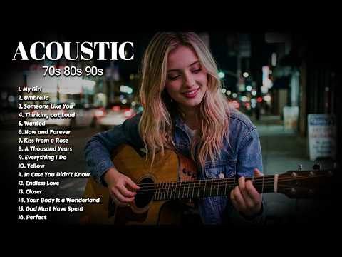 Relaxing Old Love Songs 70s 80s 90s Acoustic Cover - Best Soft Rock Guitar Hits For Rainy Days 🌧️