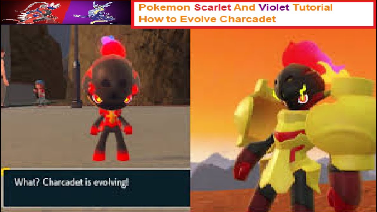 Pokemon Scarlet And Violet Tutorial How to Evolve Charcadet Armorouge