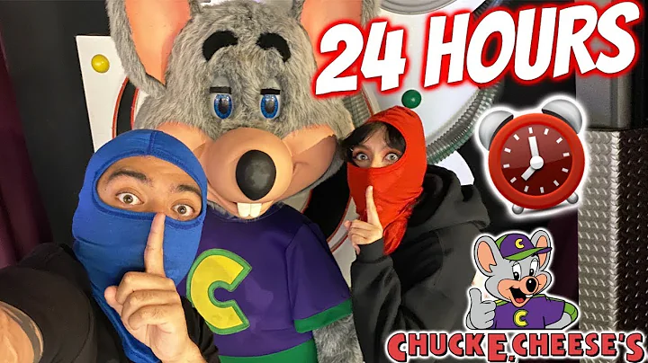 24 HOUR OVERNIGHT in CHUCK E CHEESE ARCADE (CREEPY!)
