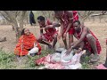 African Village Life/ Cooking Most Appetizing Maasai Food!