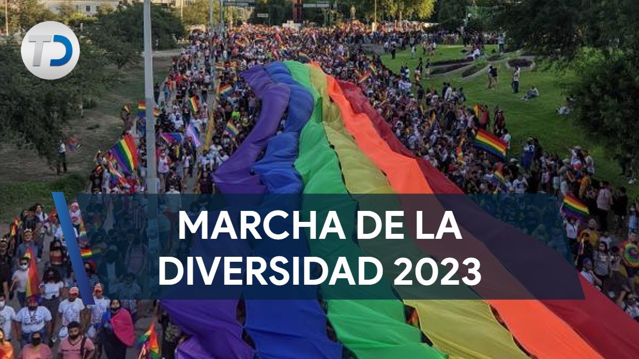 Organizan marcha de la diversidad 2023 en Nuevo León - YouTube