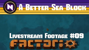 Factorio 0.16 "A Better Sea Block" - E09 CITY BLOCKS - Livestream Footage