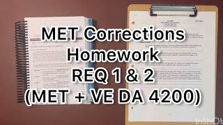 MET Corrections HW, REQ 1 & 2, MET + VE screenshot 2