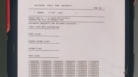 SPPU Result Declared | TE Engineering | SPPU | Pune