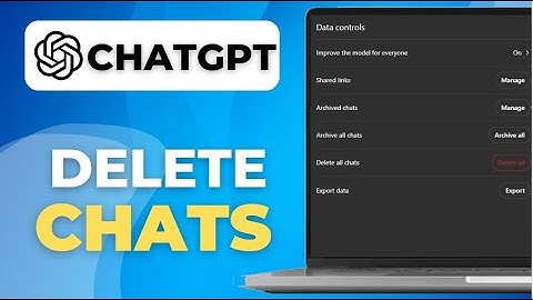 How to Delete All Chats in ChatGPT - 5 minutes