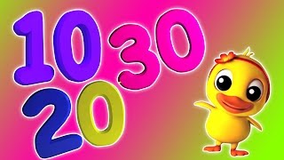 Numéro de morceau 1-30 | Cartoon 3D pour les enfants | vidéo éducatif | Number Song