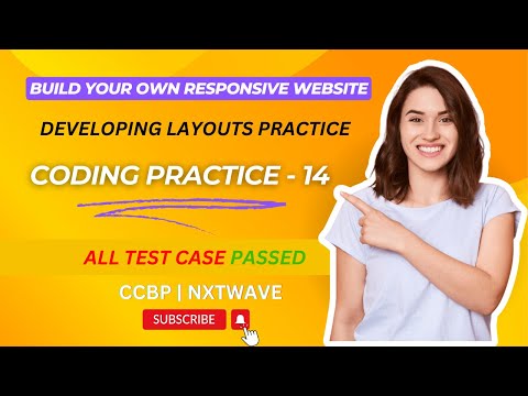 CODING PRACTICE 14 | Responsive Website | Developing Layouts Practice | CCBP