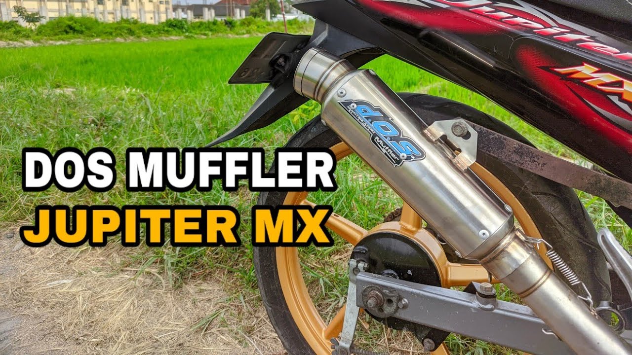 DOS Muffler Jupiter MX Test Sound YouTube