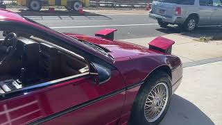 1988 PONTIAC FIERO GT 5 SPEED 26K ORIGINAL MILES FOR SALE WWW.HOLLYWOODMOTORSUSA.COM