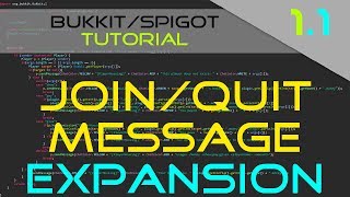 Minecraft Bukkit/Spigot Plugin Tutorial #1.1 EXPANSION: Spicing up with CHATCOLOR!