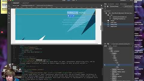 Modifying Template Page Content in Dreamweaver