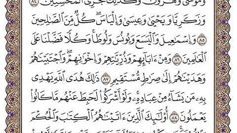 سورة الأنعام الصفحة 138 من القرآن للشيخ ياسر