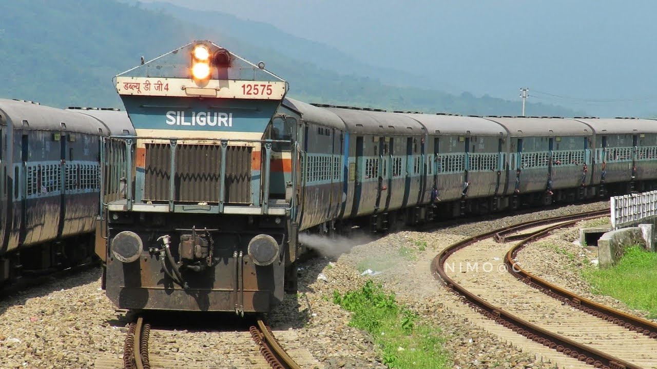 Push-pull service - Agartala Kanchanjungha Express Meets Silchar Kanchanjungha Express near Haflong