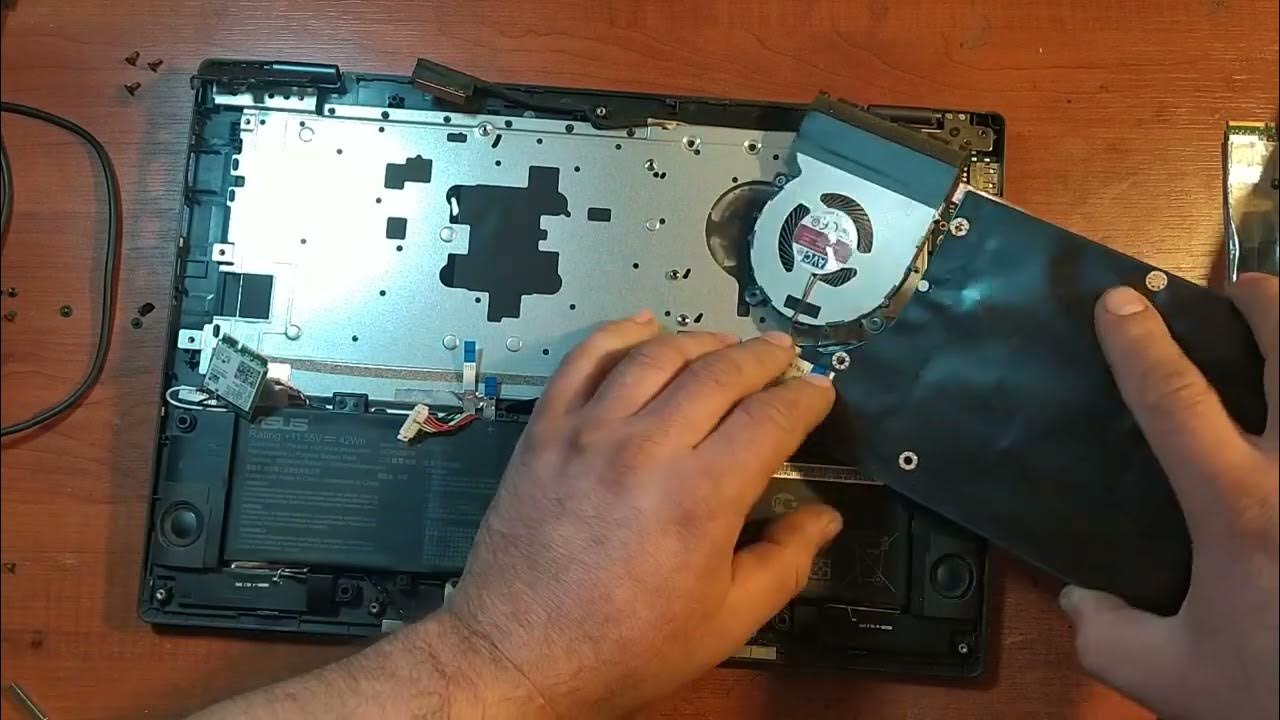 ASUS VivoBook Flip 14 TP412FA How to disassemble and reassemble laptop