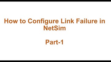 Link Failure Part-1 || NetSim