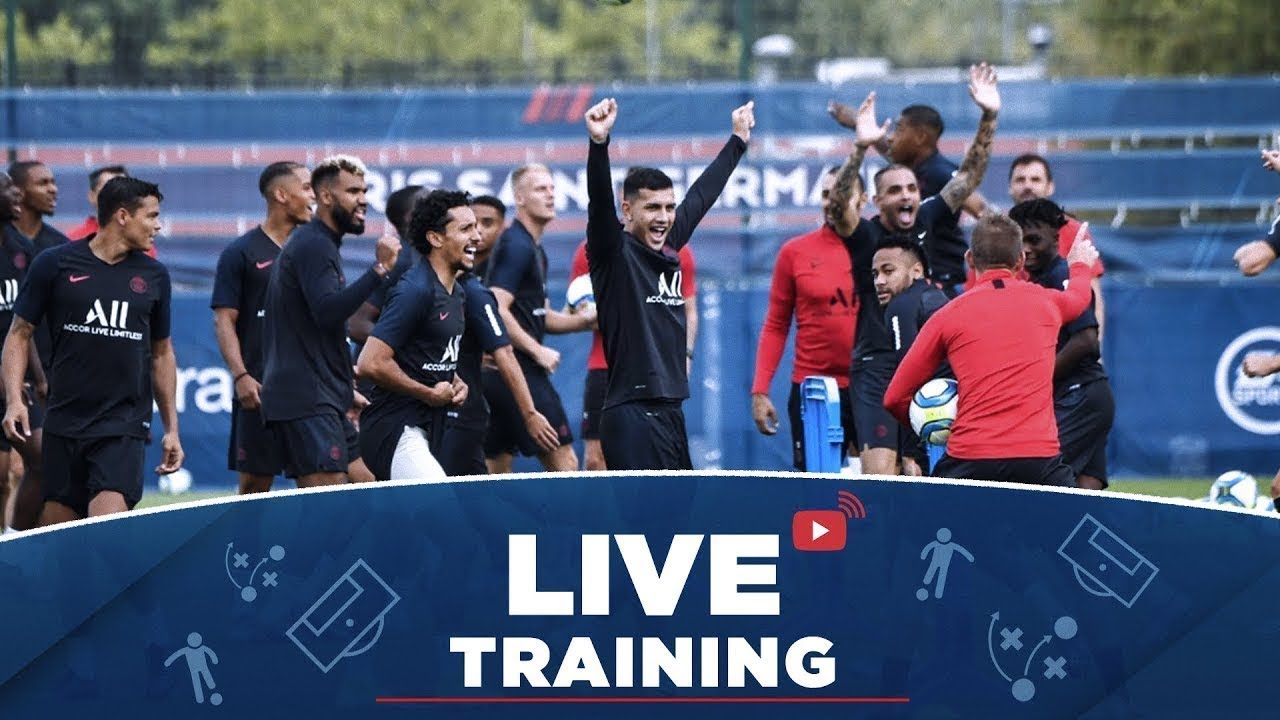 psg calciomercato Les 15 premières minutes d'entraînement au centre Ooredoo #PSGlive