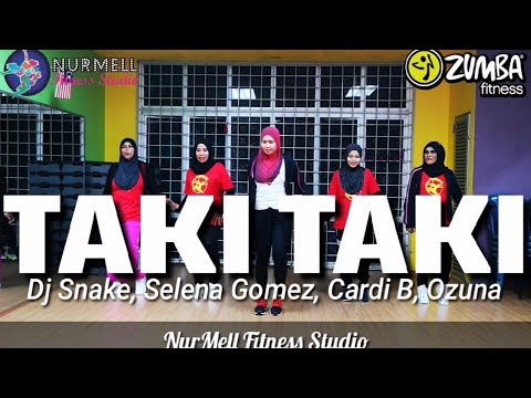 Zumba Taki Taki Dj Snake, Selena Gomez, Cardi B, Ozuna With Zin Nurul