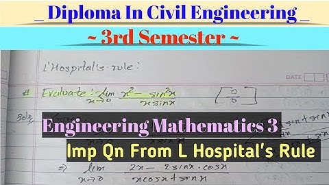 3rd Semester Engineering Mathematics imp Qn For Exam 🔥 #ctevt #diploma