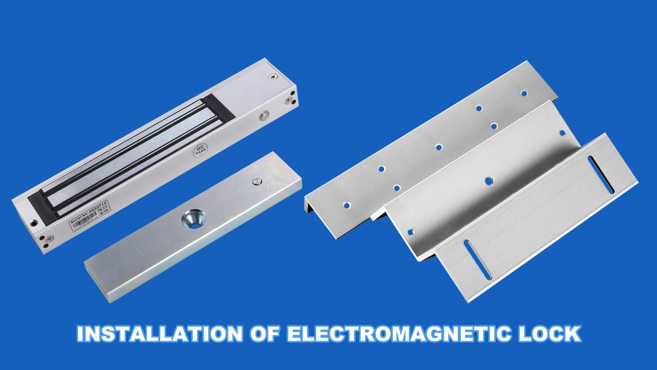 Installation of Electromagnetic lock - YouTube