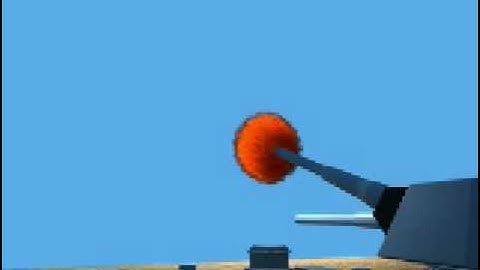 LightWave 3D 9.6 Explosion after Gun Firing