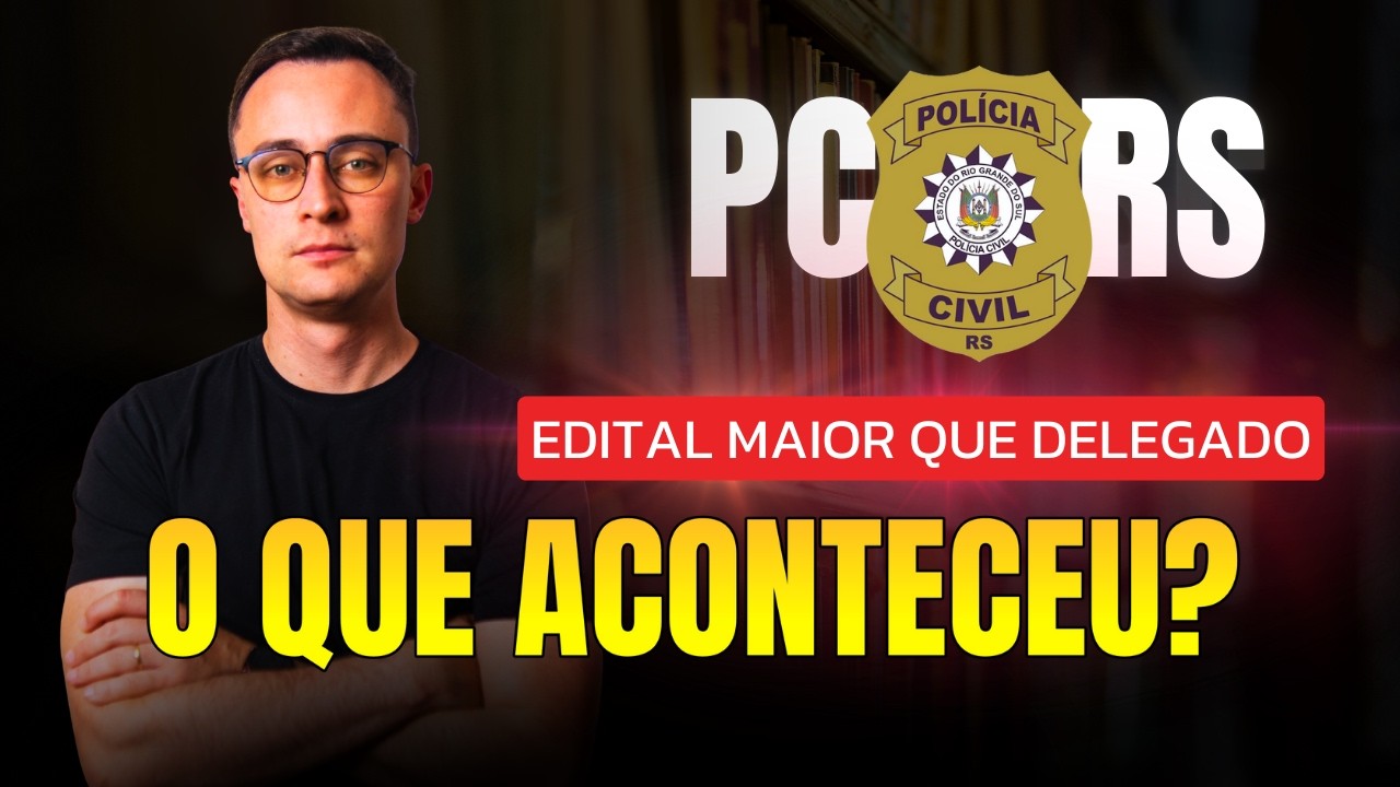 Queda nos inscritos da PCRS: qual o motivo?