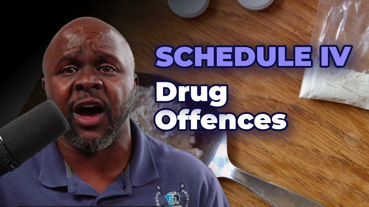 Schedule 4 Drug Offenses YouTube