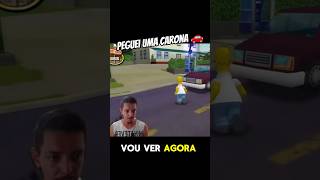 FUI DE UBER NOS SIMPSONS #Shorts #Simpsons #HitAndRun #GameplayBR #Games