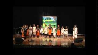 Grade 2B displays their poetic skills through the narration of Bringing Rain to Kapiti Plain
