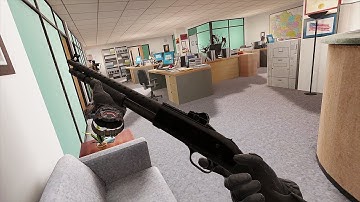 MASSACRE AT DUNDER MIFFLIN | Pavlov VR Short Action Gameplay 2023  |  No Commentary