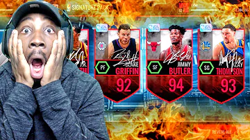 CRAZIEST SIGNATURE PACK OPENING EVER SEEN! NBA Live Mobile 16 Gameplay Ep. 83