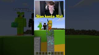 NOWE WYKOPANE EMERALDY = 100zł  #gaming #⁠youtube #funny #minecraft #memes #shorts #ytshorts