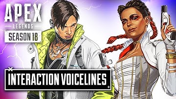 *NEW* LOBA CRYPTO and REVENANT Interaction Voicelines - Apex Legends Season 18 Event