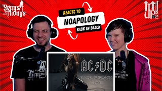 NoApology Back in Black ACDC Cover REACTION by Songs and Thongs