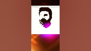 Creating a Stunning Portrait Drawing of Superstar Ram Charan with python Programming  #ramcharan