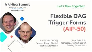 Flexible DAG Trigger Forms (AIP-50)