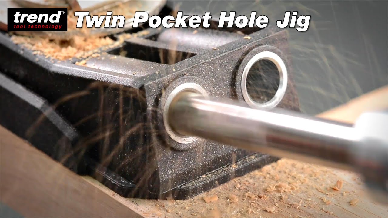 Trend Twin Pocket Hole Jig YouTube