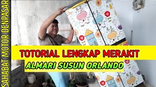 cara merakit lemari plastik miami orlando Lengkap