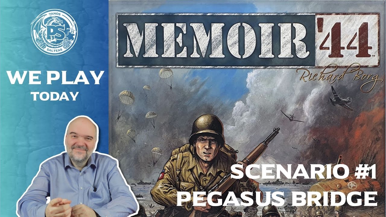 Σήμερα Παίζουμε | Memoir 44 | Scenario 1: Pegasus Bridge - YouTube