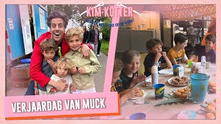 Verjaardag van Muck & pannenkoeken bakken met Ted! #240 | Kim Kötter